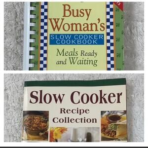 Bundle lot 2 cookbooks - Busy Woman's Slow Cooker, Slow Cooker Recipe Collection